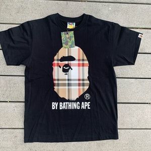 BLACK/BEIGE BAPE TEE BRAND NEW ALL TAGS